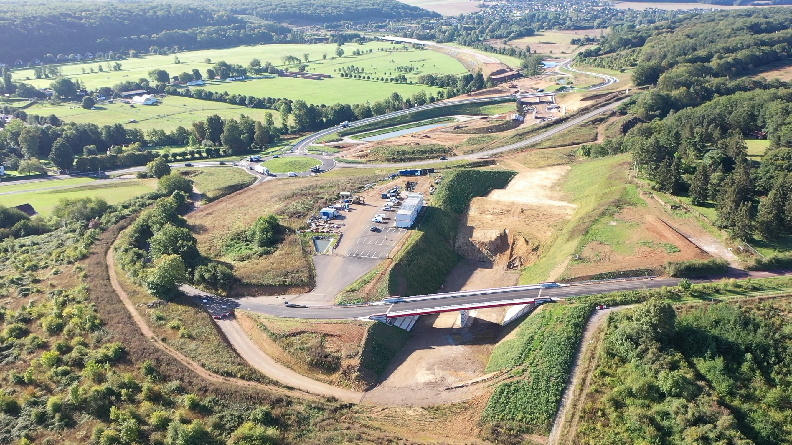 Photo aerienne de suivi de chantier par drone