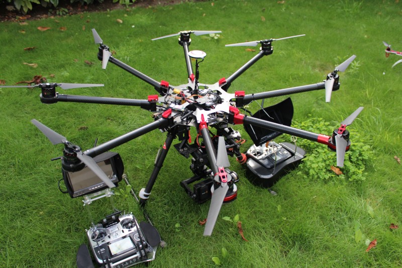 Drone Octocoptère DJI S1000 le gros porteur
