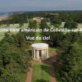 Le cimetiere americain de colleville sur mer vue du ciel 1