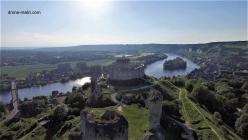 Les andelys eure normandie prise de vue aerienne par drone chateau gaillard 5