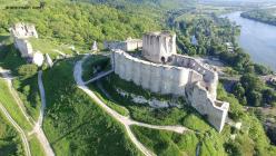 Photographie aerienne par drone chateau gaillard