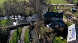 Photographie aérienne par drone d une maison