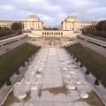 Photographies aeriennes du trocadero a paris