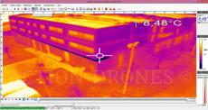 Thermographie aérienne par image infrarouge pour contrôle de l'isolation